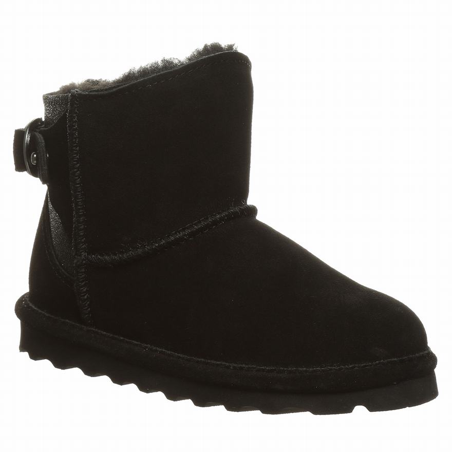 Bearpaw Betty Snow Boots UK - Women's Boots Black ||PMJIWB-716||